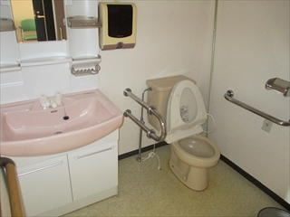 ドルフィン八王子　個室のトイレと洗面台
